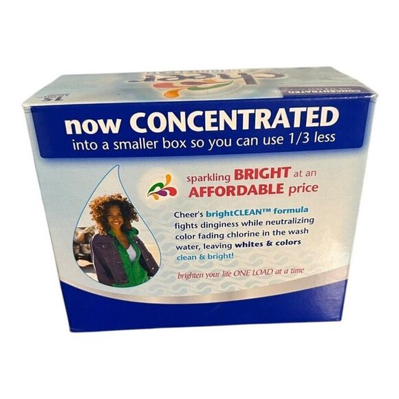 Cheer BrightClean Laundry Detergent Powder Fresh Clean Scent 15 Loads 20 oz - Picture 3 of 4